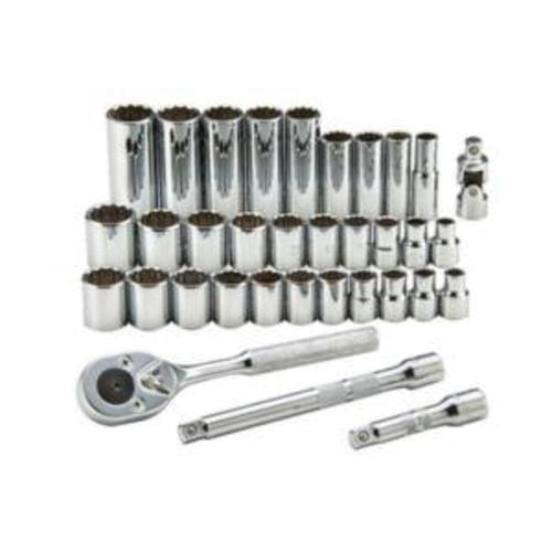 Proto® TorquePlus™ J52230 Combination Socket Set, 12 Points, 3/8 in Drive, 34 Pieces