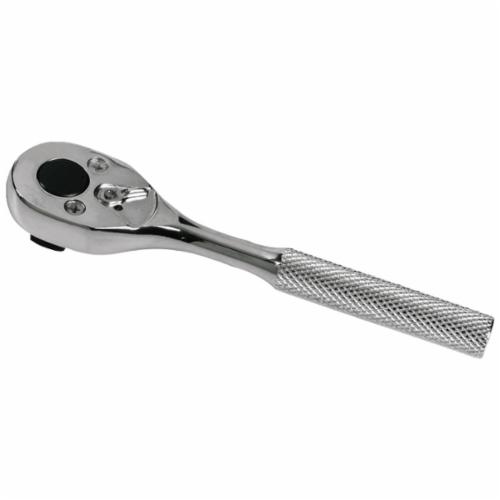 Proto® J5248S Miniature Non-Insulated Hand Ratchet, Imperial, 3/8 in Drive, Pear Head, 5 in OAL, Alloy Steel, Full Polished, ASME B107.500