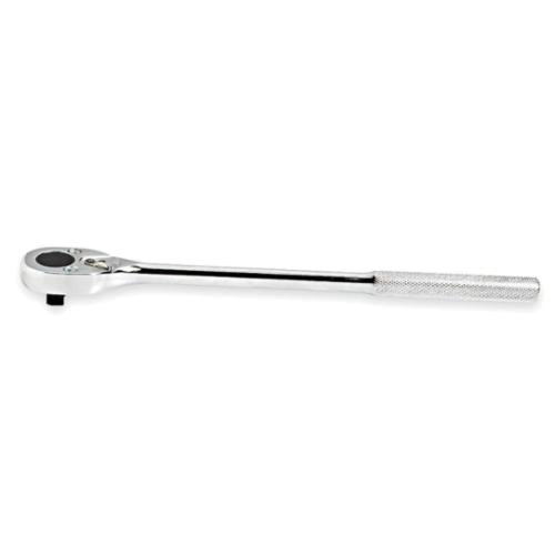 Proto® J5250 Non-Insulated Hand Ratchet, Imperial, 3/8 in Drive, Pear Head, 11 in OAL, Alloy Steel, Full Polished, ASME B107.10M, Federal GGG-W-641E