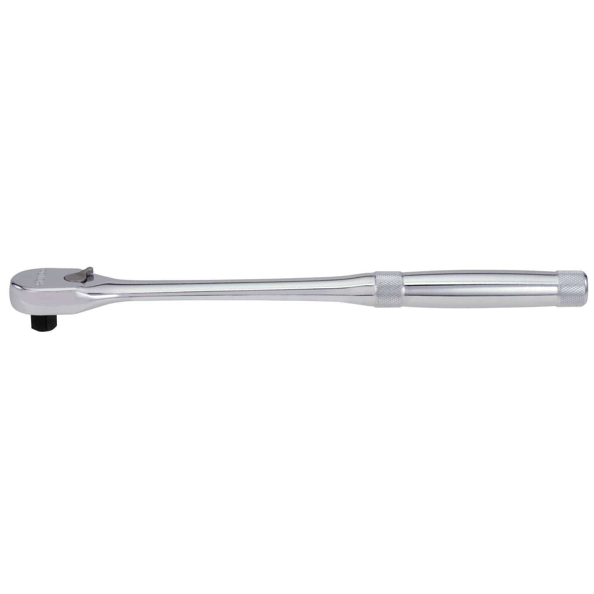 Proto® J5250XL Non-Insulated Hand Ratchet, Imperial, 3/8 in Drive, Pear Head, 11 in OAL, Steel, Full Polished, ASME B107.10M/B107.500