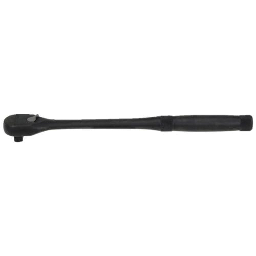 Proto® J5250XLBL Non-Insulated Hand Ratchet, 3/8 in Drive, Pear Head, 11 in OAL, Steel, Black Oxide, ASME B107.500