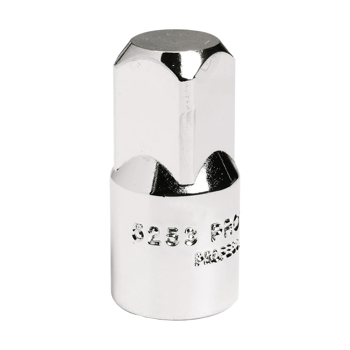 Proto® J5253 Socket Adapter, Black Oxide, Square Drive, 1/2 in Male Drive, 3/8 in Female Drive, Female x Male Adapter, ASME B107.500/B107.10M, ANSI B107.10M, Federal GGG-W-641E, Alloy Steel