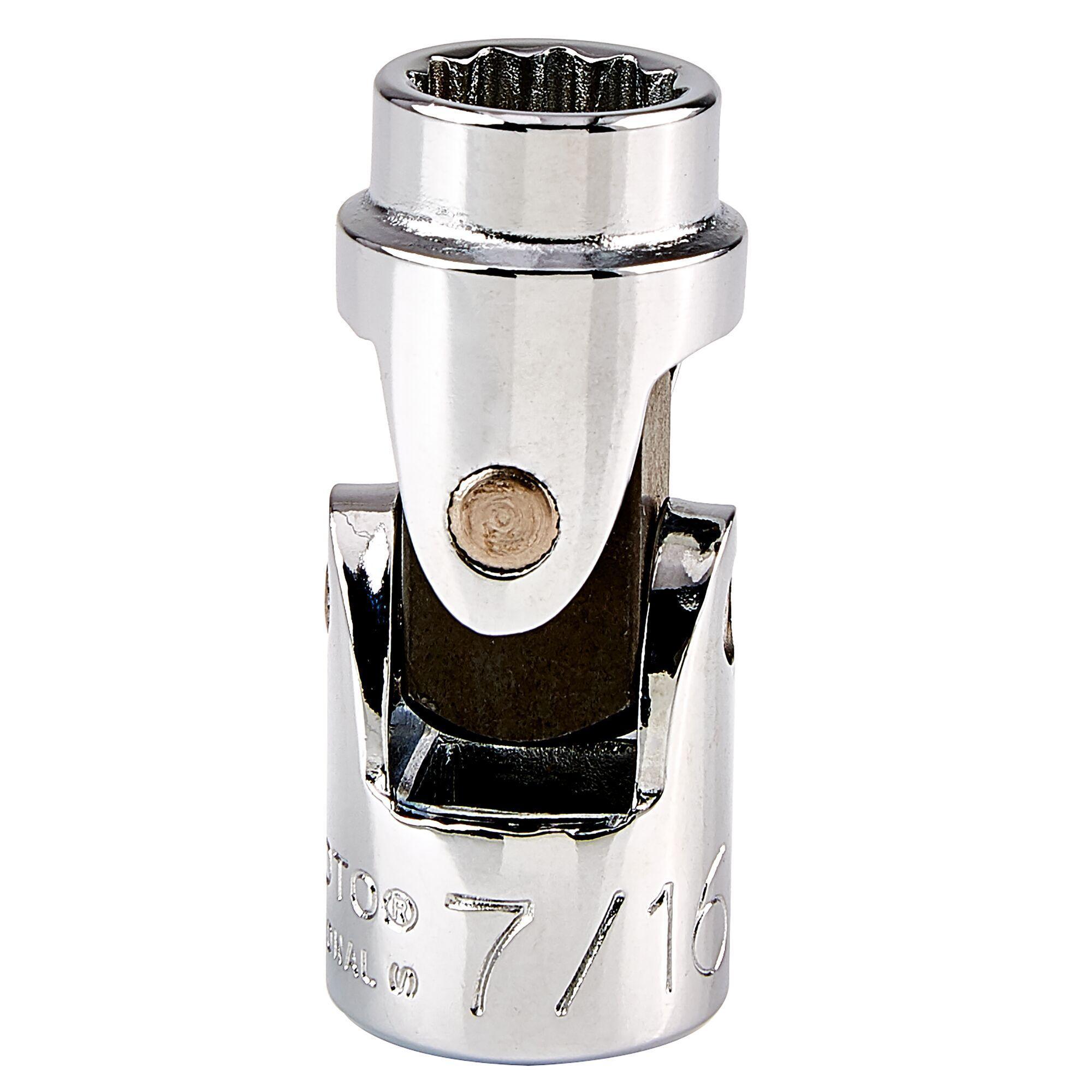 Proto® TorquePlus™ J5274A Standard Length Universal Socket, Imperial, 3/8 in Square Drive, 7/16 in