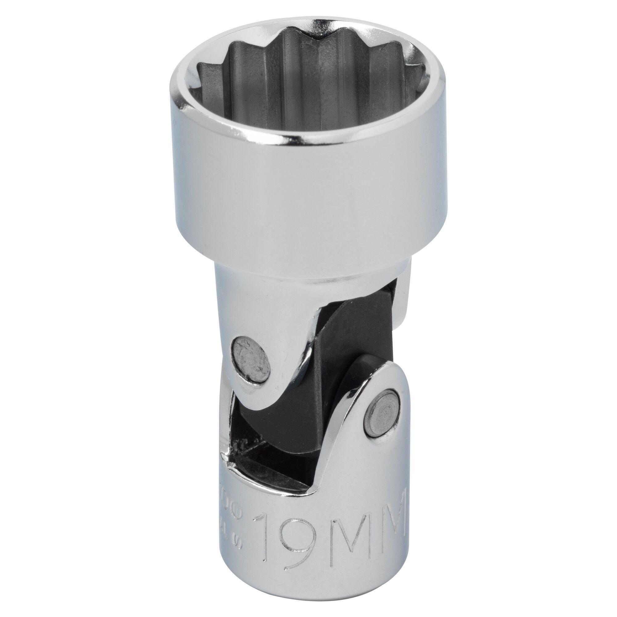Proto® TorquePlus™ J5282AM Standard Length Socket, Metric, 3/8 in Square Drive, 19 mm Universal Socket, 12 Points