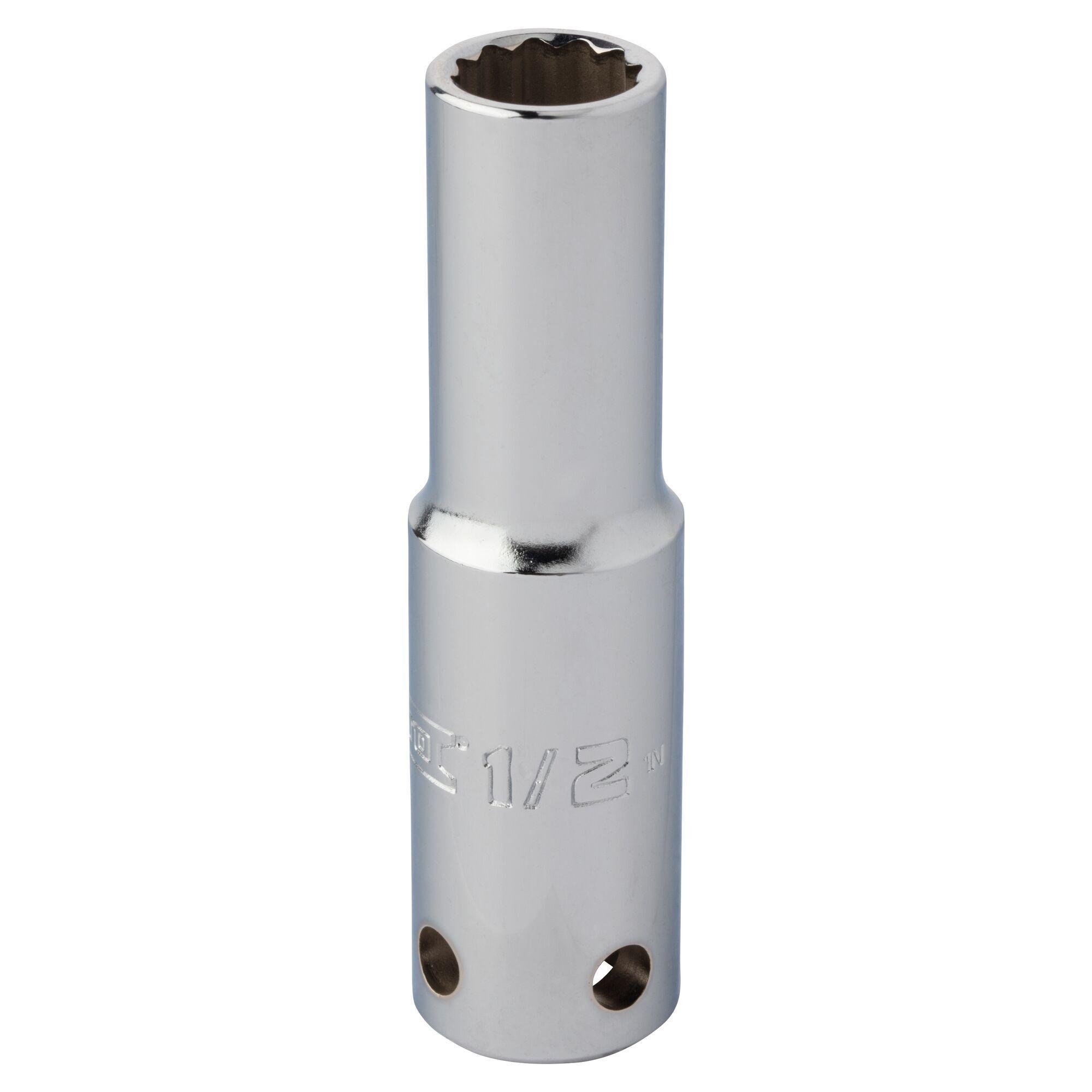 Proto® TorquePlus™ J5316-TT Deep Length Tether Ready Socket, 1/2 in Square Drive, 1/2 in, 12 Points