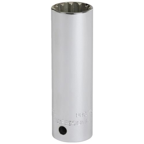Proto® J5318DPL Deep Length Socket, Imperial, 1/2 in Square Drive, #18 to 9/16 in Spline Socket