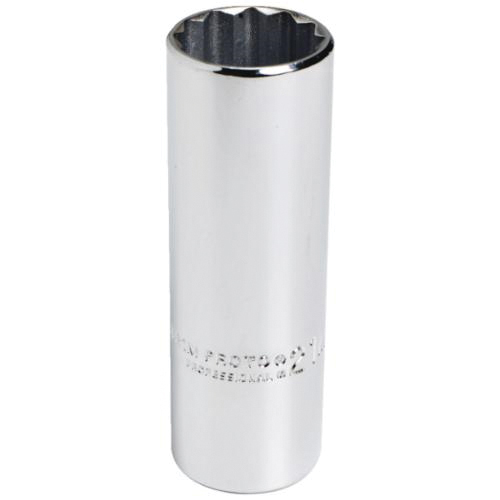 Proto® TorquePlus™ J5336M Deep Length Socket, Metric, 1/2 in Square Drive, 36 mm
