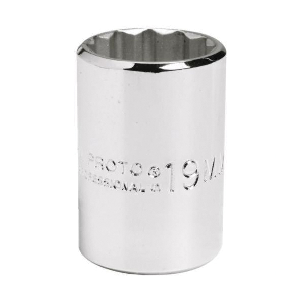 Proto® TorquePlus™ J5408M Standard Length Socket, Metric, 1/2 in Square Drive, 8 mm