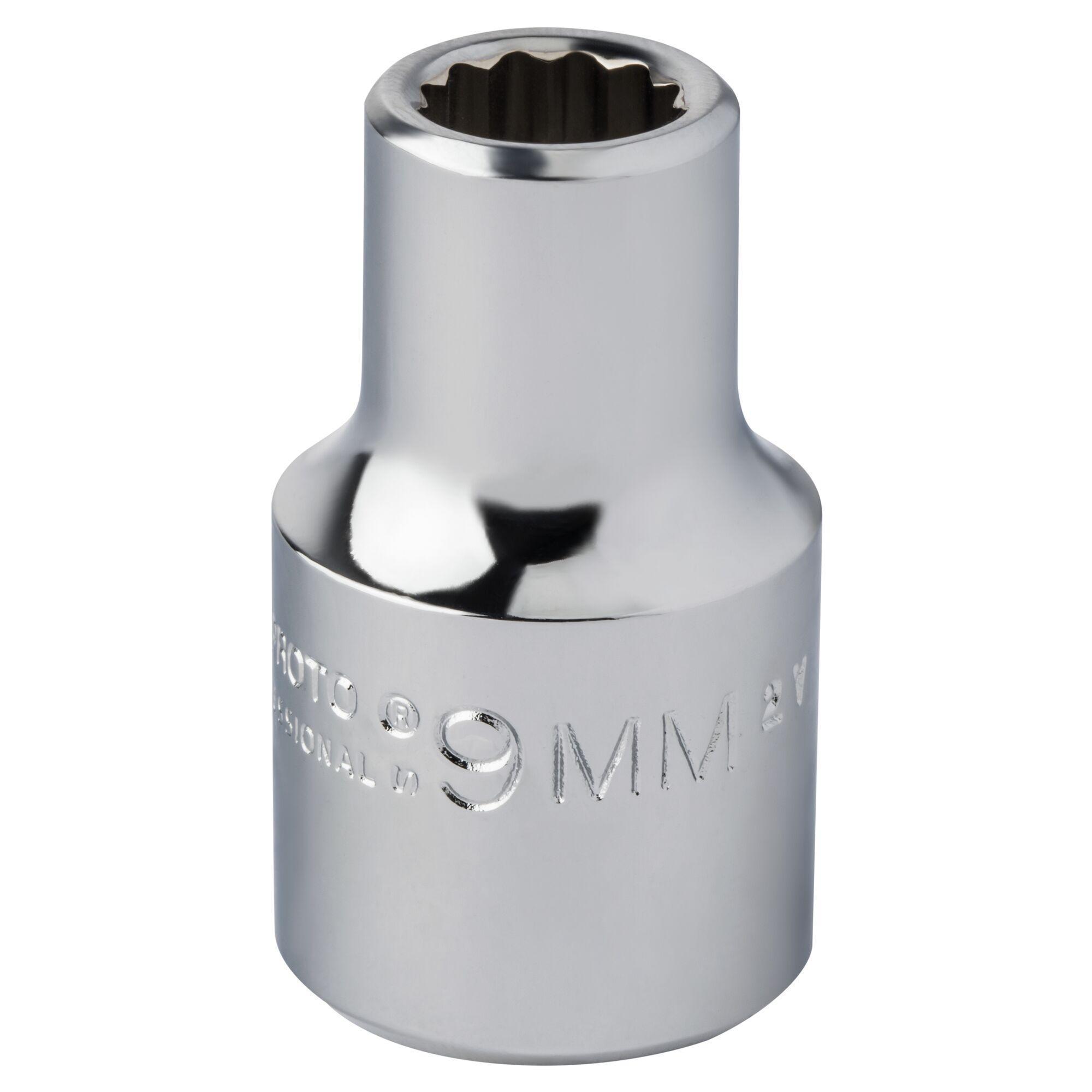 Proto® TorquePlus™ J5409M Standard Length Socket, Metric, 1/2 in Square Drive, 9 mm