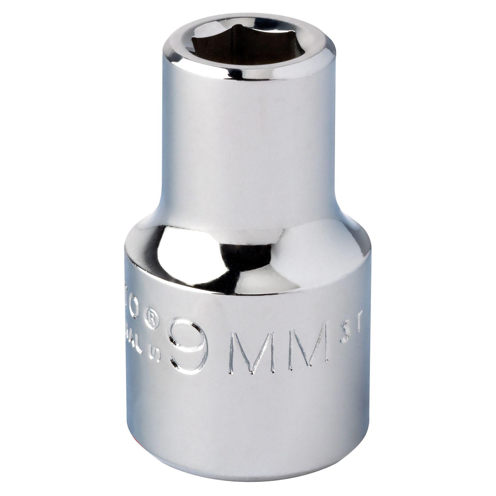 Proto® TorquePlus™ J5409MH Standard Length Socket, Metric, 1/2 in Square Drive, 9 mm