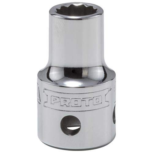 Proto® TorquePlus™ J5410M-TT Standard Length Tether Ready Socket, 1/2 in Square Drive, 10 mm, 12 Points