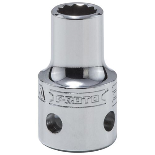 Proto® TorquePlus™ J5414-TT Standard Length Tether Ready Socket, 1/2 in Square Drive, 7/16 in, 12 Points