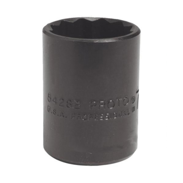 Proto® TorquePlus™ J5412B Standard Length Socket, Imperial, 1/2 in Square Drive, 3/8 in