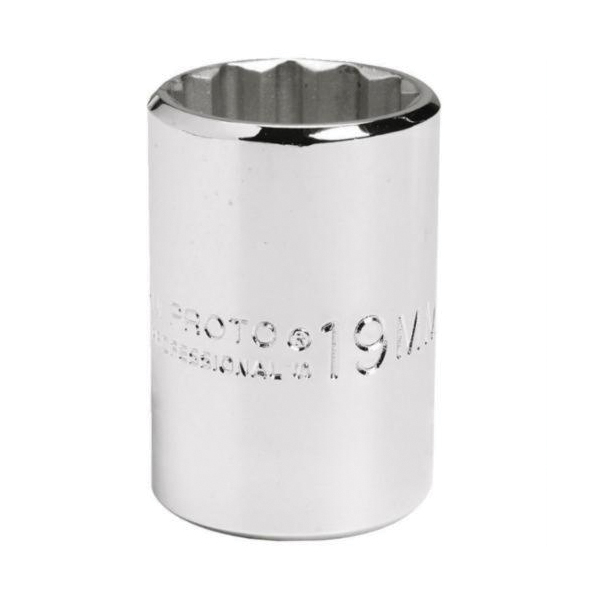 Proto® TorquePlus™ J5413M Standard Length Socket, Metric, 1/2 in Square Drive, 13 mm