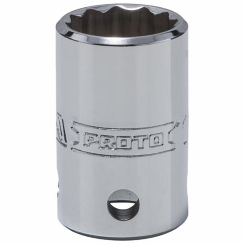 Proto® TorquePlus™ J5416 Standard Length Socket, 1/2 in Square Drive, 1/2 in, 12 Points