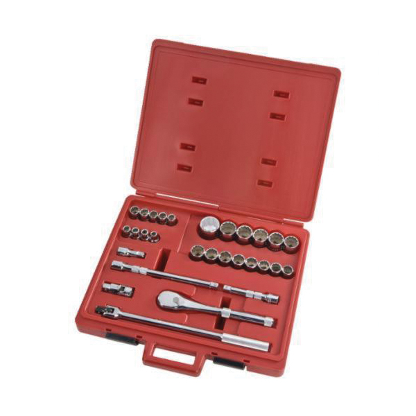 Proto® TorquePlus™ J54212XL Socket Set, 29 Pieces, Steel, Full Polished