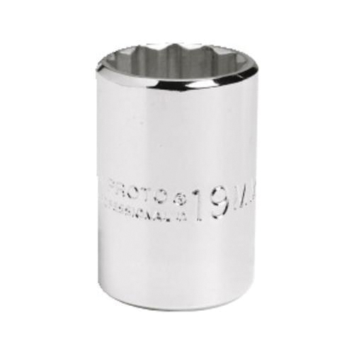 Proto® TorquePlus™ J5421M Standard Length Socket, Metric, 1/2 in Square Drive, 21 mm