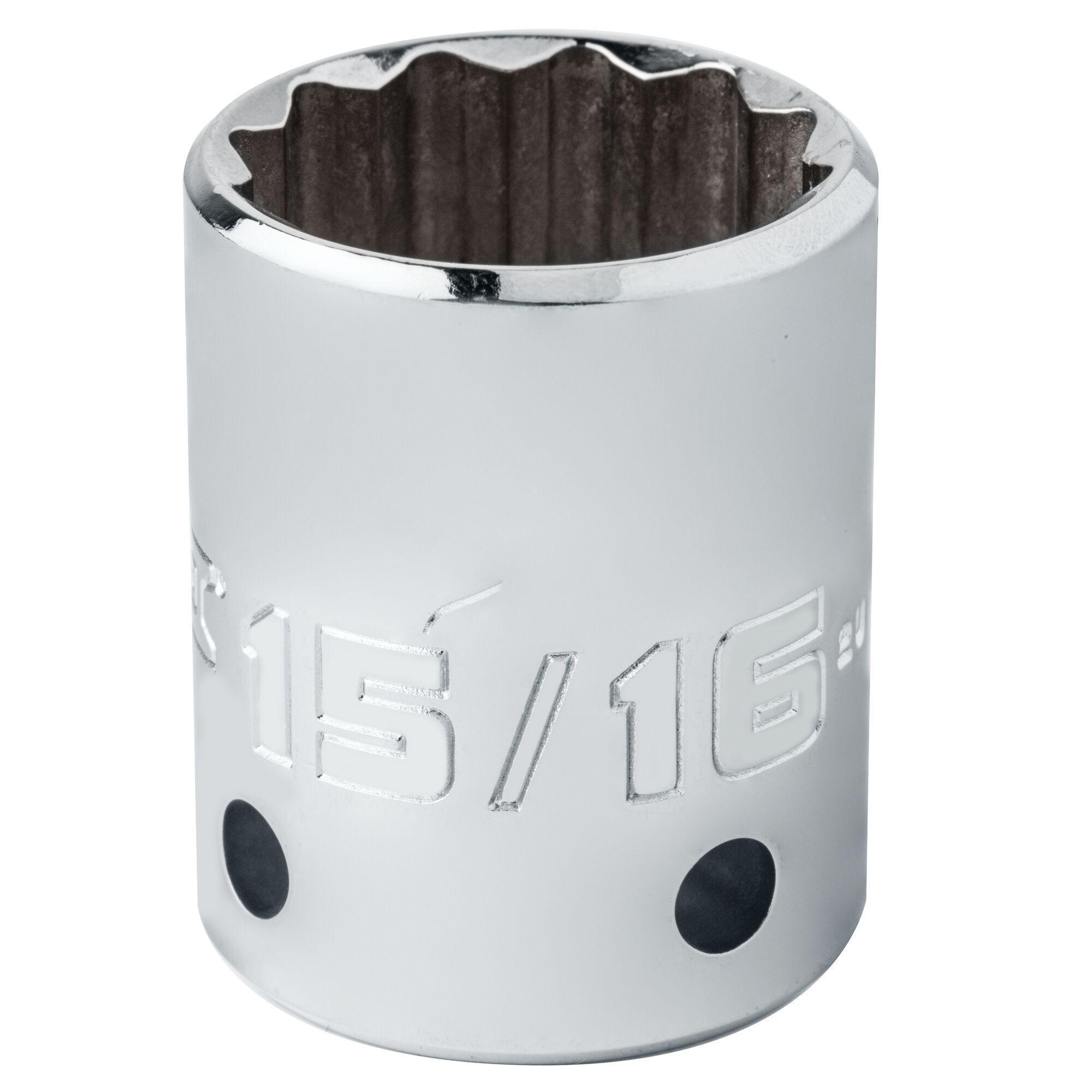 Proto® TorquePlus™ J5430-TT Standard Length Tether Ready Socket, 1/2 in Square Drive, 15/16 in, 12 Points