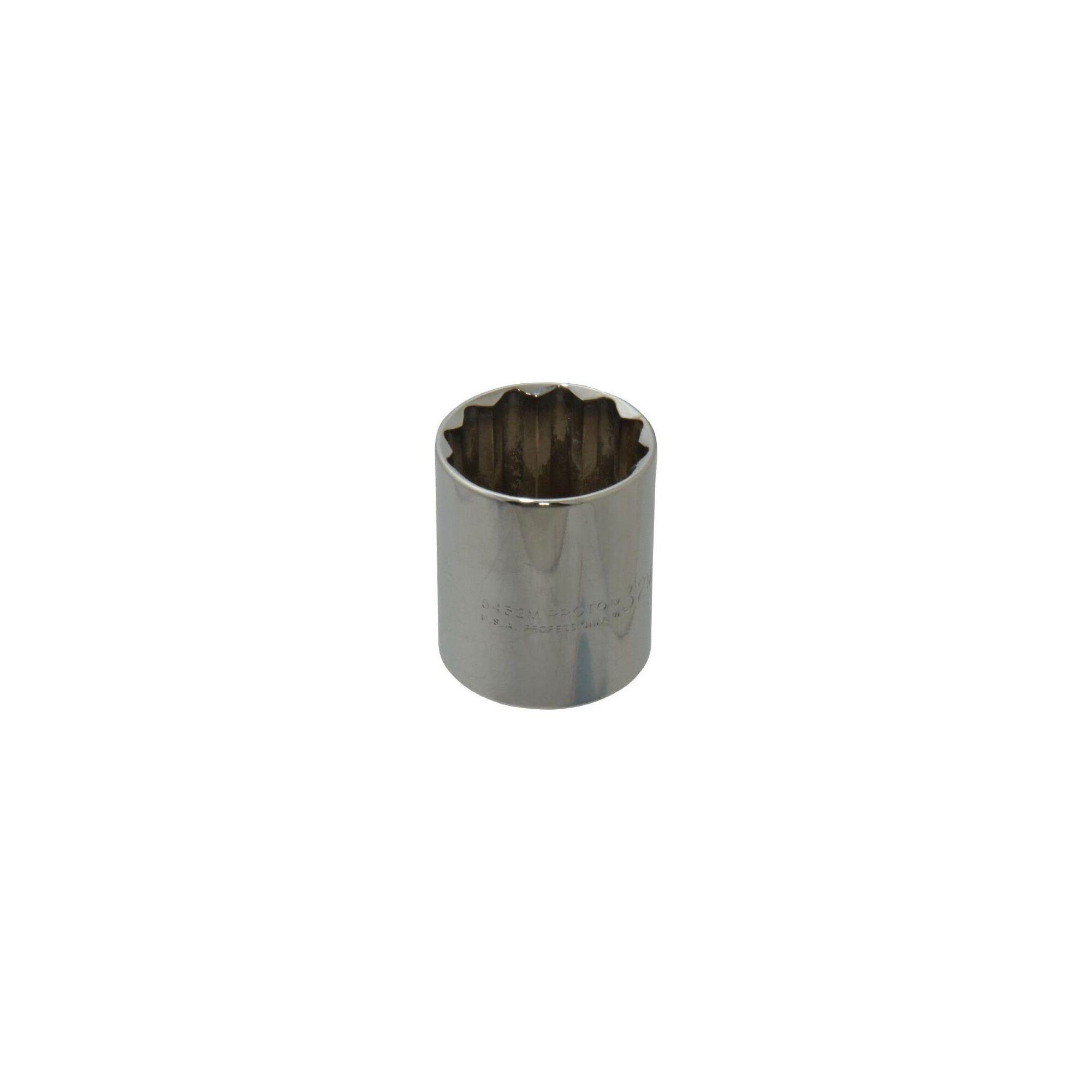 Proto® TorquePlus™ J5432M Standard Length Socket, Metric, 1/2 in Square Drive, 32 mm