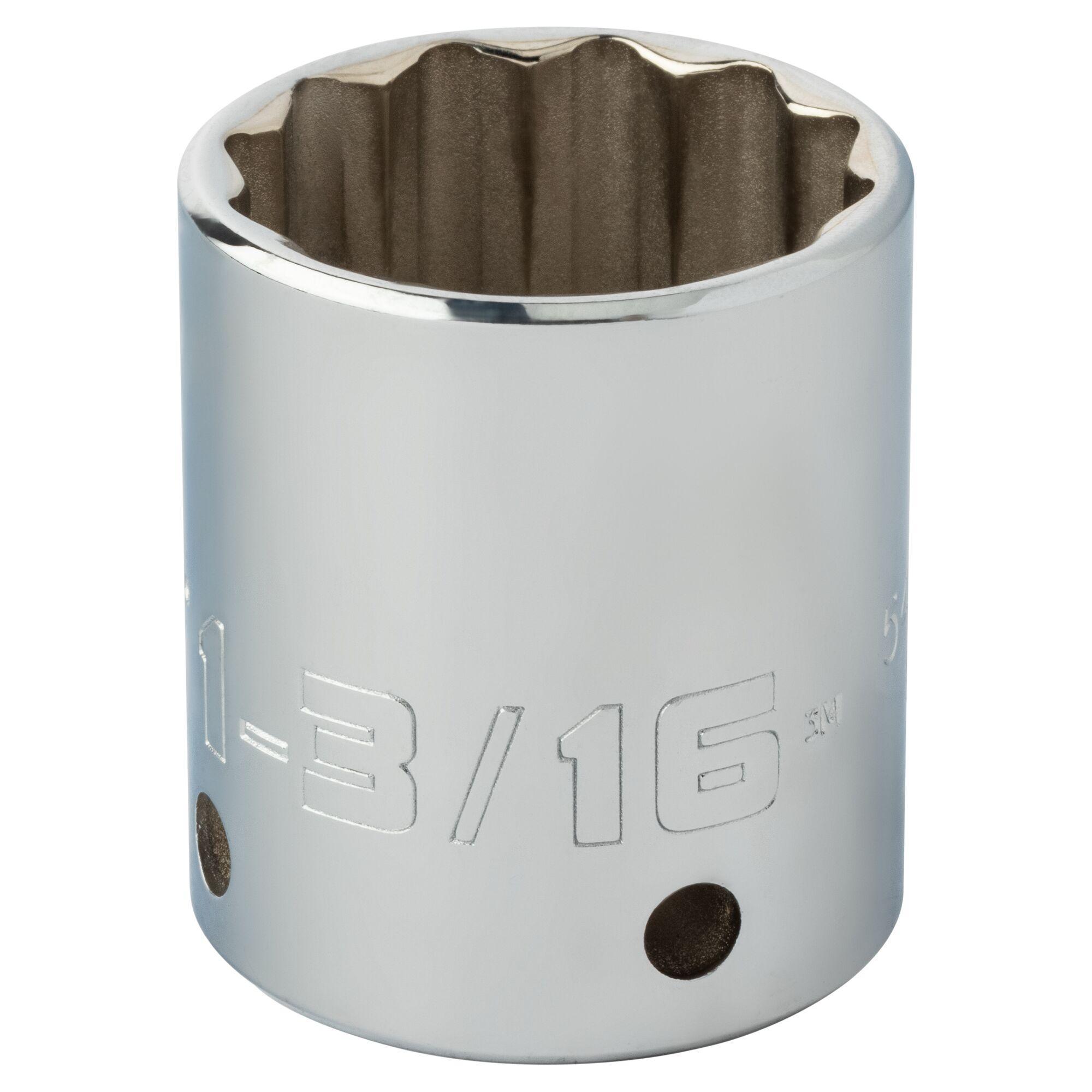Proto® TorquePlus™ J5438-TT Standard Length Tether Ready Socket, 1/2 in Square Drive, 1-3/16 in, 12 Points