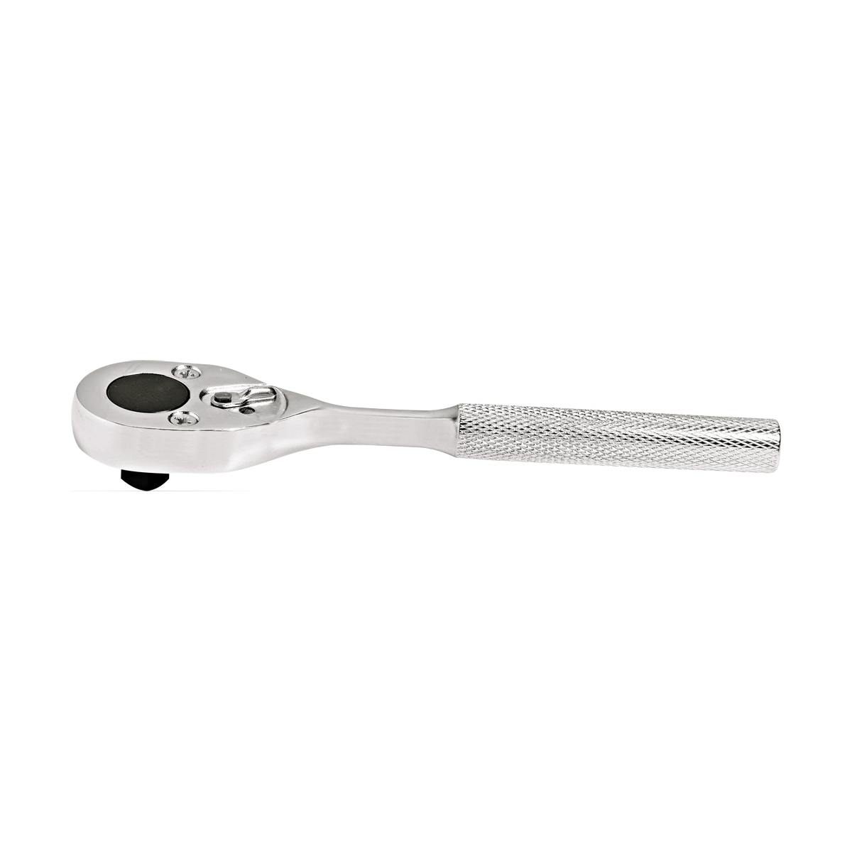 Proto® J5449 Non-Insulated Standard Length Hand Ratchet, Imperial, 1/2 in Drive, Pear Head, 10 in OAL, Steel, Full Polished, ASME B107.10M, Federal GGG-W-641E