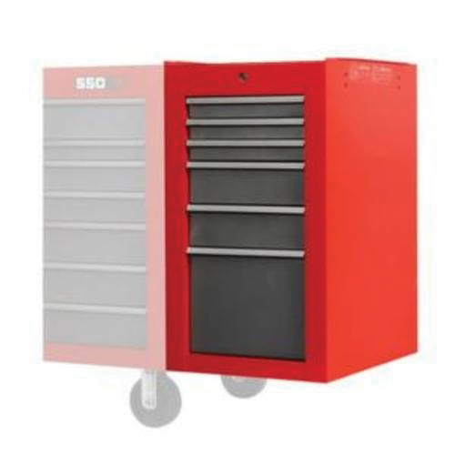 Proto® J551934-6SG-SC 550S Heavy Duty Side Cabinet, 34 in H x 19 in W x 25-1/4 in D