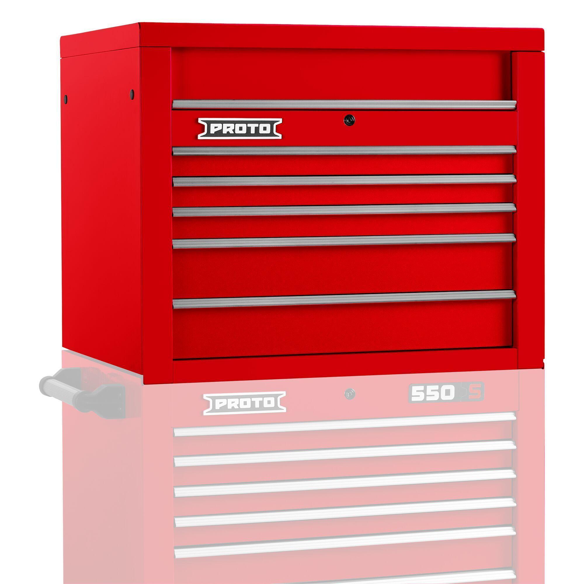 Proto® J553427-5RD 550S Heavy Duty Top Chest, 27 in H x 34 in W x 25-1/4 in D