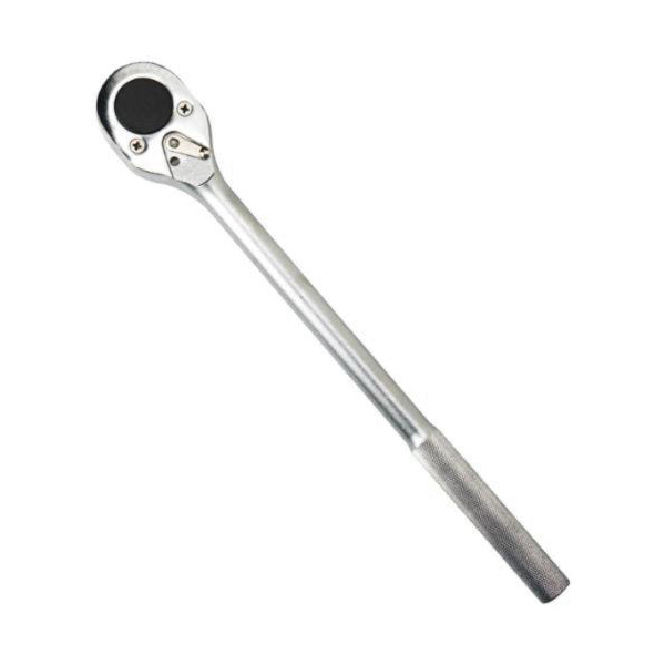 Proto® J5649 Non-Insulated Standard Length Hand Ratchet, Imperial, 3/4 in Drive, Pear Head, 20 in OAL, Steel, Satin, ASME B107.10M, Federal GGG-W-641E