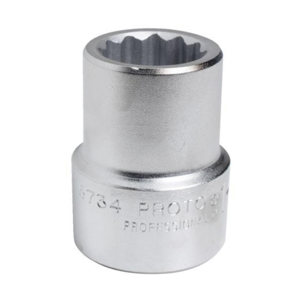 Proto® TorquePlus™ J5734 Standard Length Socket, Imperial, 1 in Square Drive, 1-1/16 in