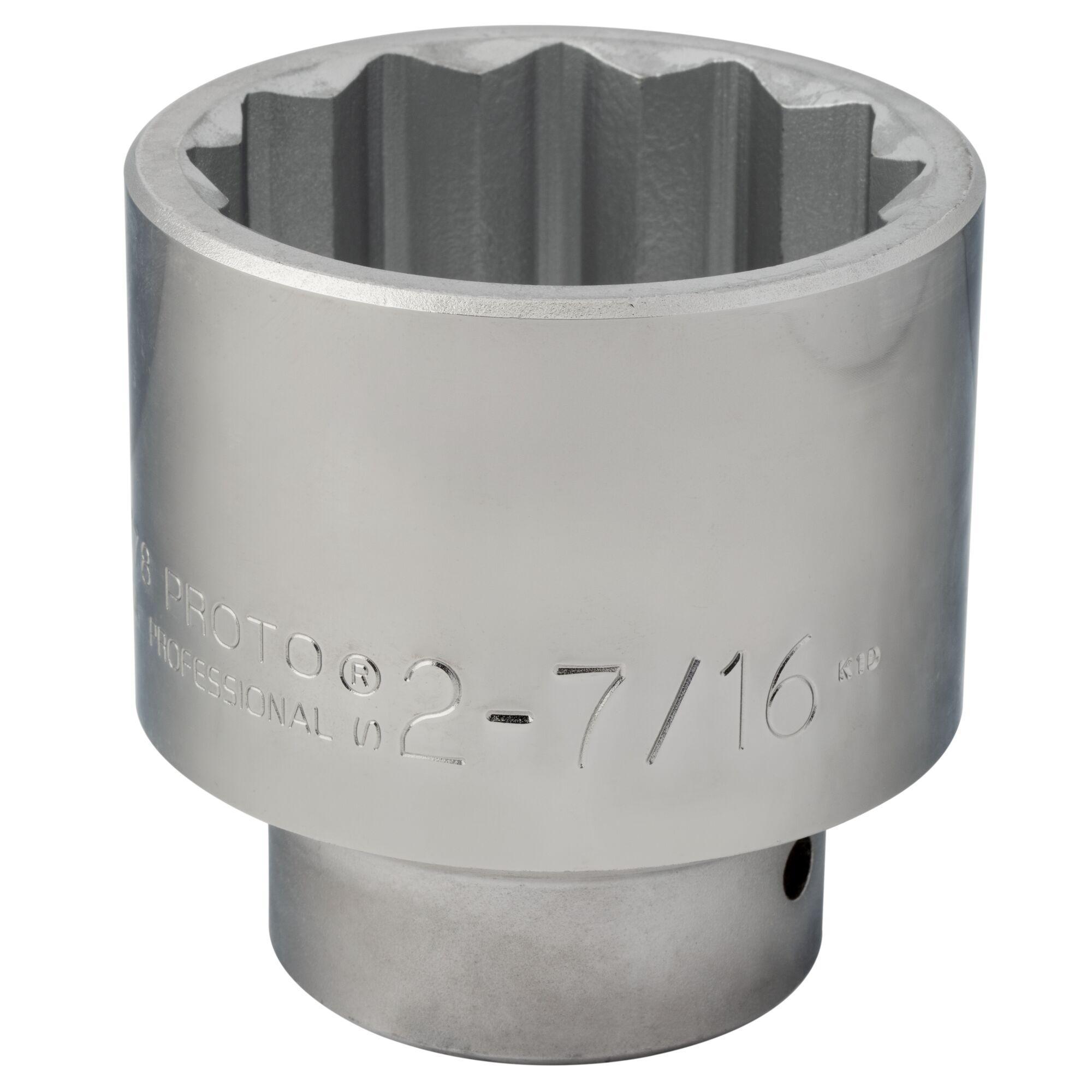 Proto® TorquePlus™ J5778 Standard Length Socket, Imperial, 1 in Square Drive, 2-7/16 in