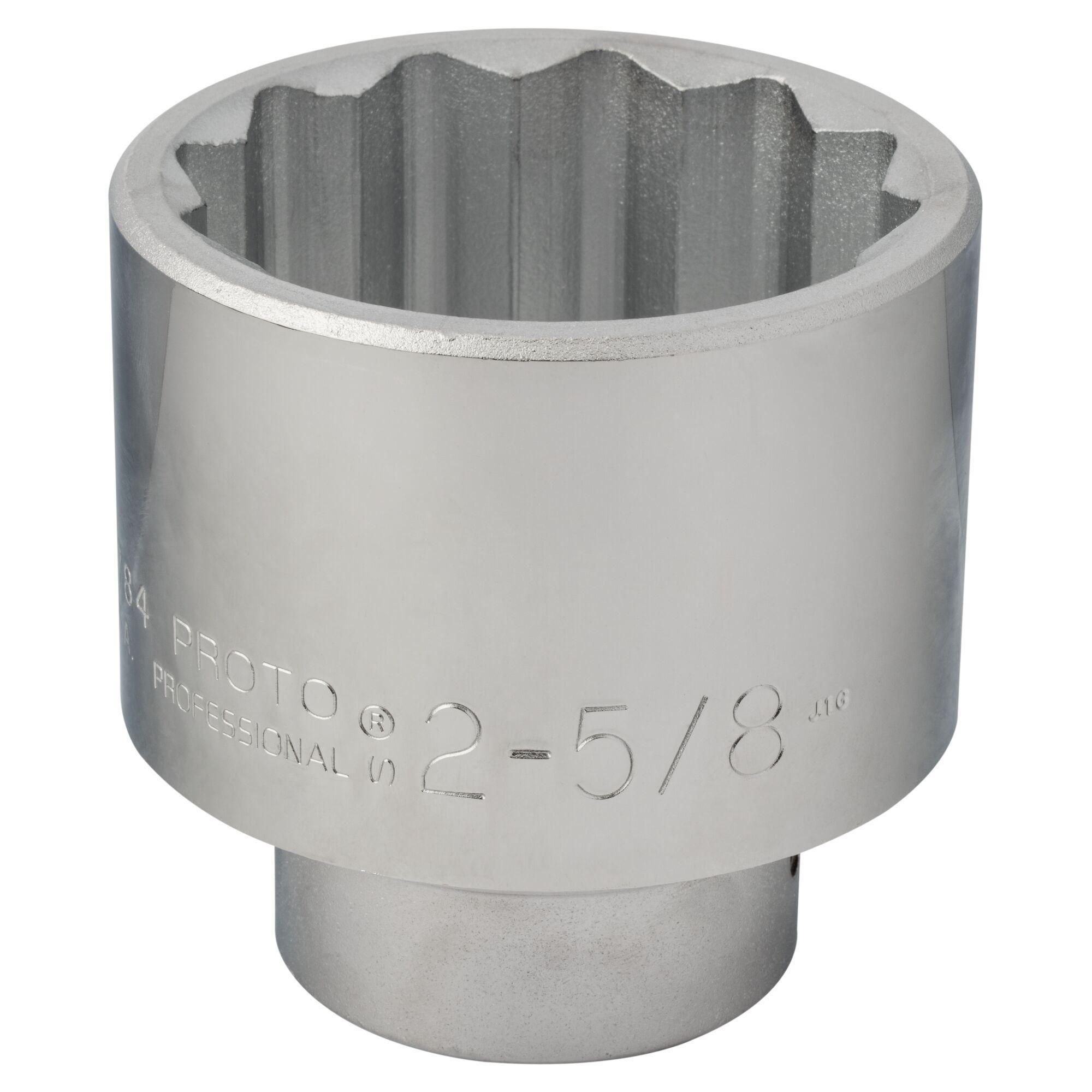 Proto® TorquePlus™ J5784 Standard Length Socket, Imperial, 1 in Square Drive, 2-5/8 in