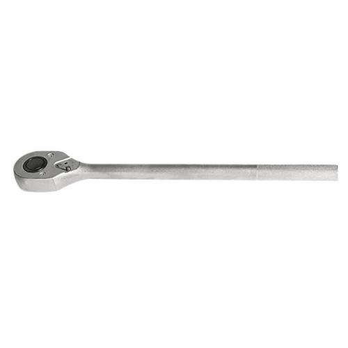 Proto® J5849 Male/Female Drive Non-Insulated Hand Ratchet, Imperial, 1 in Drive, Pear Head, 26 in OAL, Steel, Full Polished, ASME B107.500