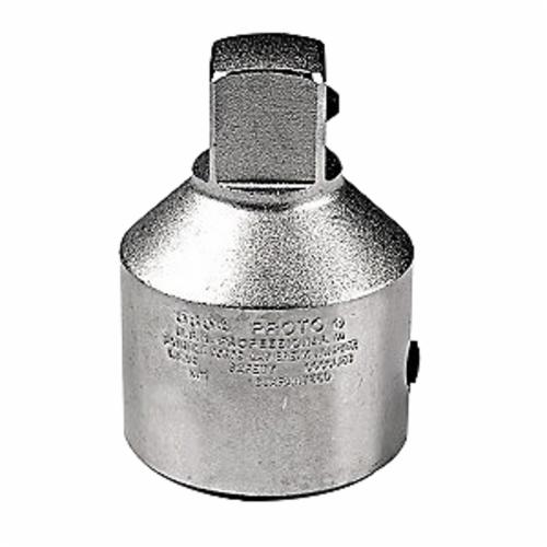 Proto® J5853 Socket Adapter, Full Polished, Square Drive, 1 in Male Drive, 3/4 in Female Drive, Female x Male Adapter, ASME B107.500/B107.10M, ANSI B107.10M, Federal GGG-W-641E, Alloy Steel