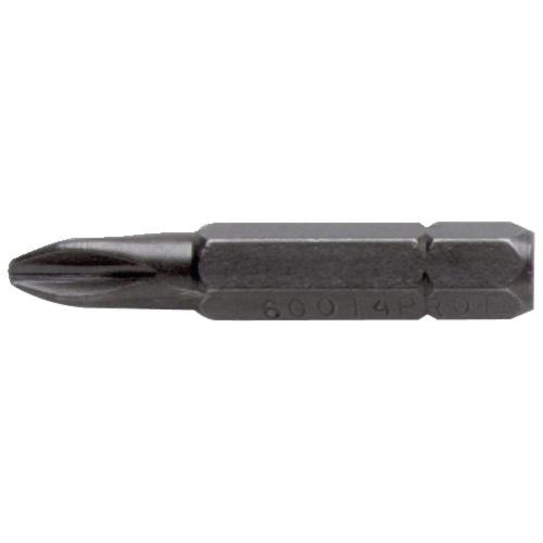 Proto® J60014 Power Insert Bit, #2 Phillips® Point, 1-1/2 in OAL, Black Oxide