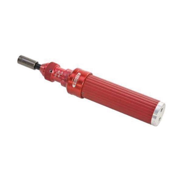 Proto® J6106A Torque Screwdriver, 1/4 in Drive, 6-1/2 in OAL, 7 to 36 in-lb, +/-4 % Accuracy, 36 in-lb, ASME B107.14M, Aluminum