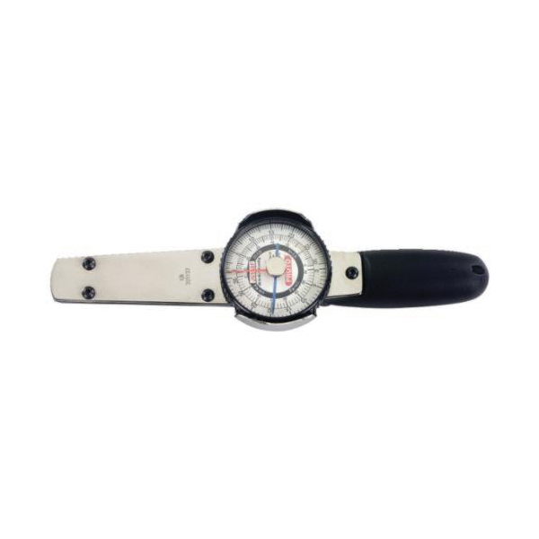 Proto® J6113F Dual Scale Dial Torque Wrench, 3/8 in Drive, 10 to 50 ft-lb, Fixed/Ratcheting Head, 14-7/8 in OAL, ASME B107.14M, ISO 6789, 1 ft-lb Graduation