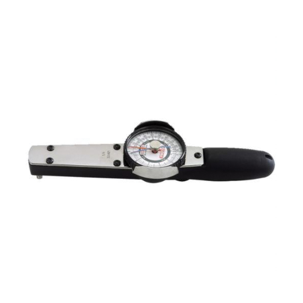 Proto® J6169NMF Dual Scale Dial Torque Wrench, 1/4 in Drive, 2 to 10 N-m, Fixed/Ratcheting Head, 10 in OAL, ASME B107.14M, 1 in-lb Graduation