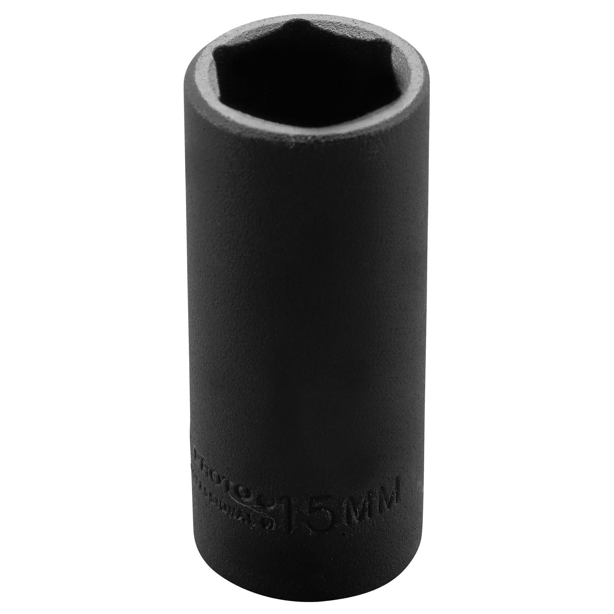 Proto® TorquePlus™ J6515MH Standard Length Socket, Metric, 1/4 in Square Drive, 15 mm