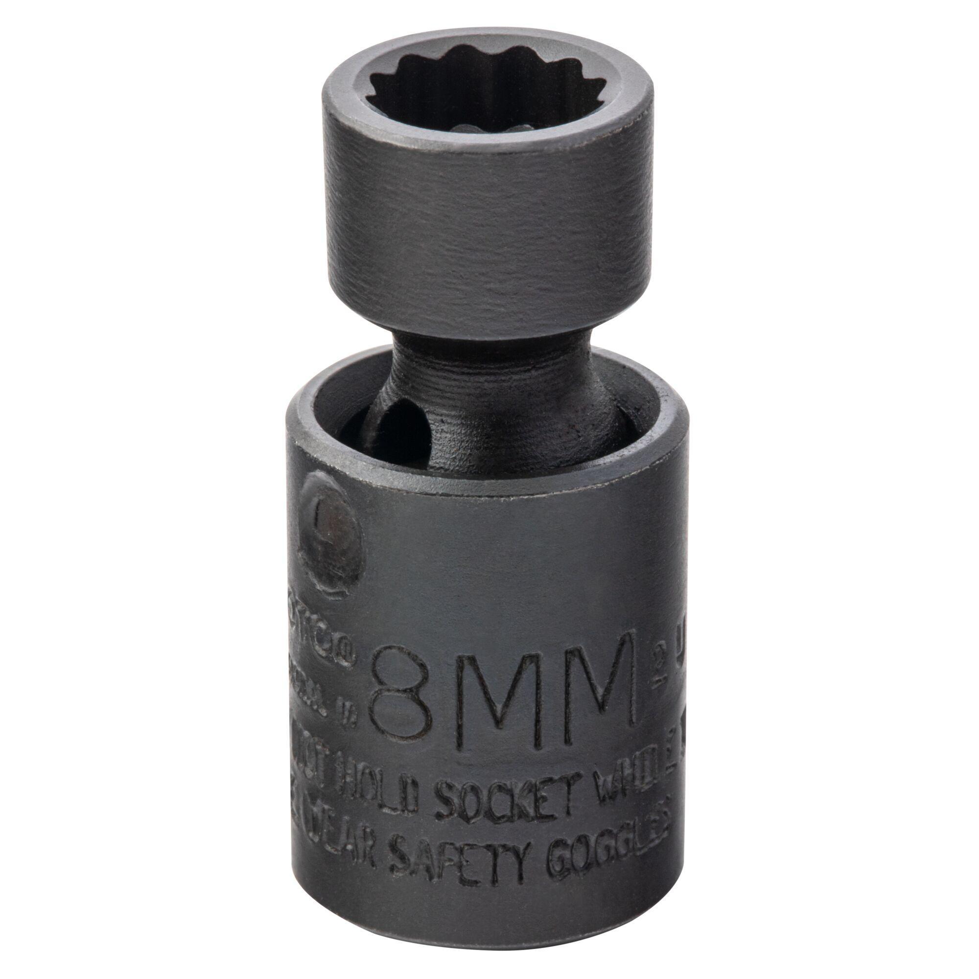 Proto® TorquePlus™ J66508MP Standard Length Universal Socket, Metric, 1/4 in Square Drive, 8 mm