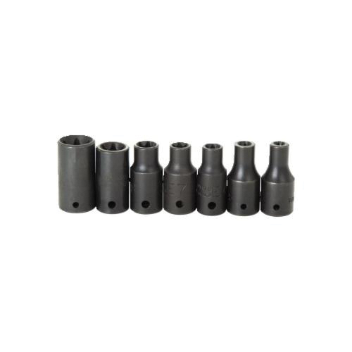 Proto® TorquePlus™ J69132 Socket Set, 1/4 in Drive, 7 Pieces, Black Oxide