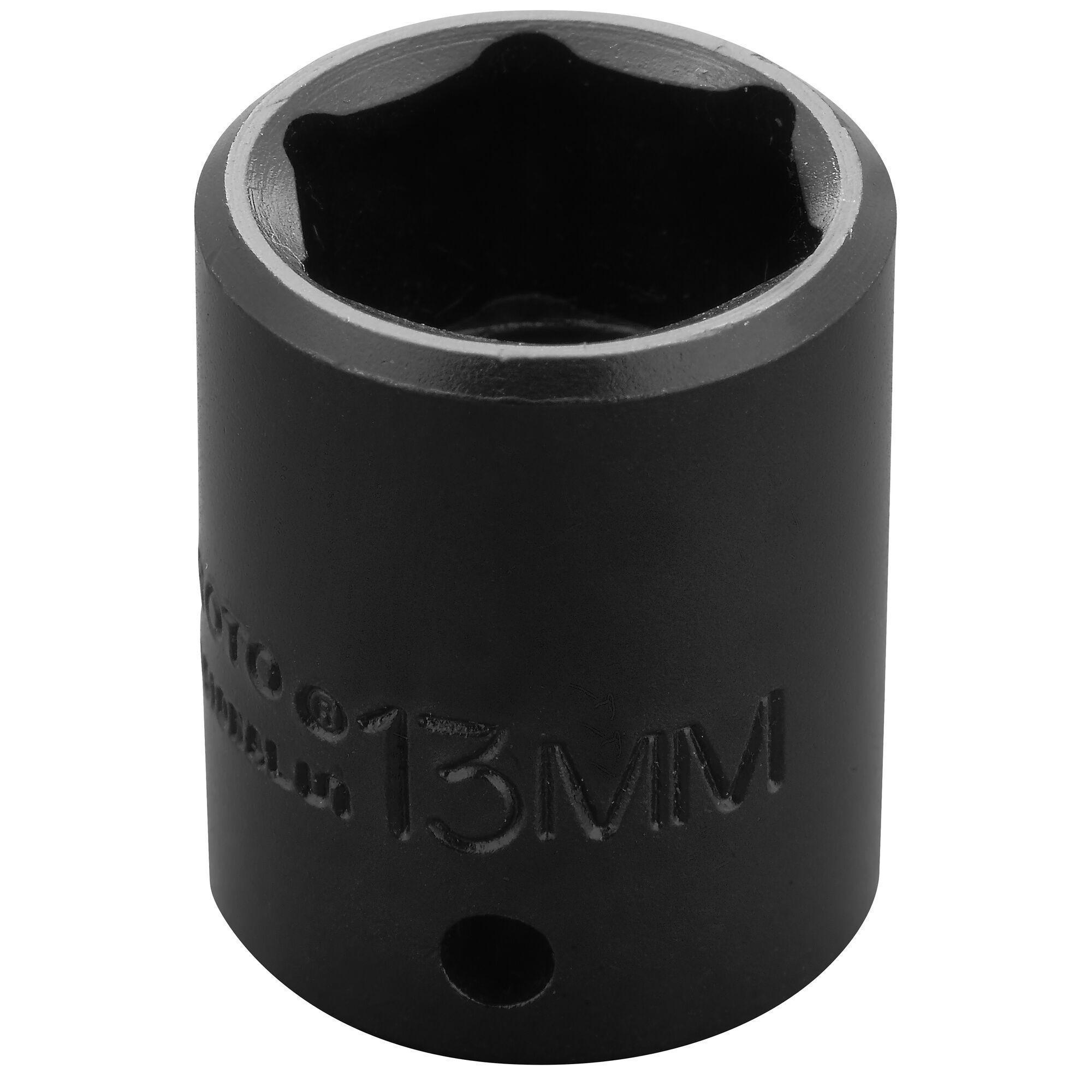 Proto® TorquePlus™ J6913M Standard Length Socket, Metric, 1/4 in Square Drive, 13 mm
