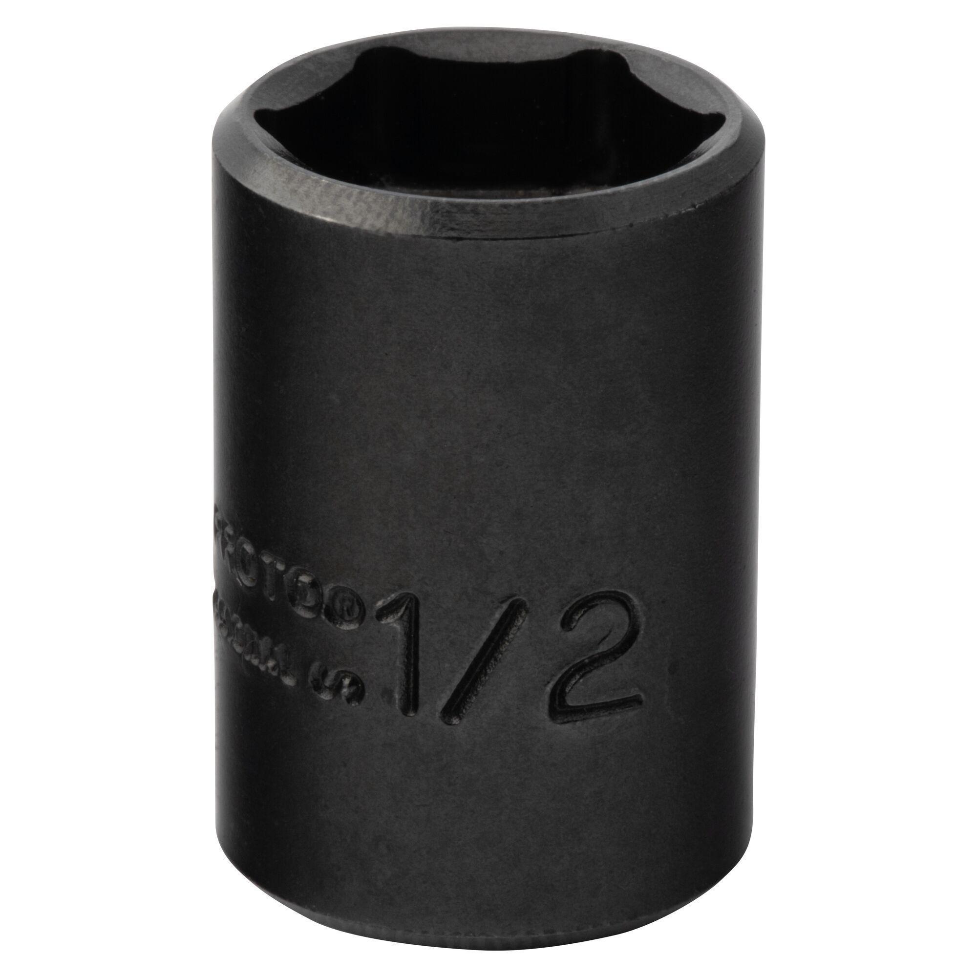 Proto® ProtoGrip™ J6916PF High Strength Magnetic Power Standard Length Socket, Imperial, 1/4 in Square Drive, 1/2 in Hex Socket