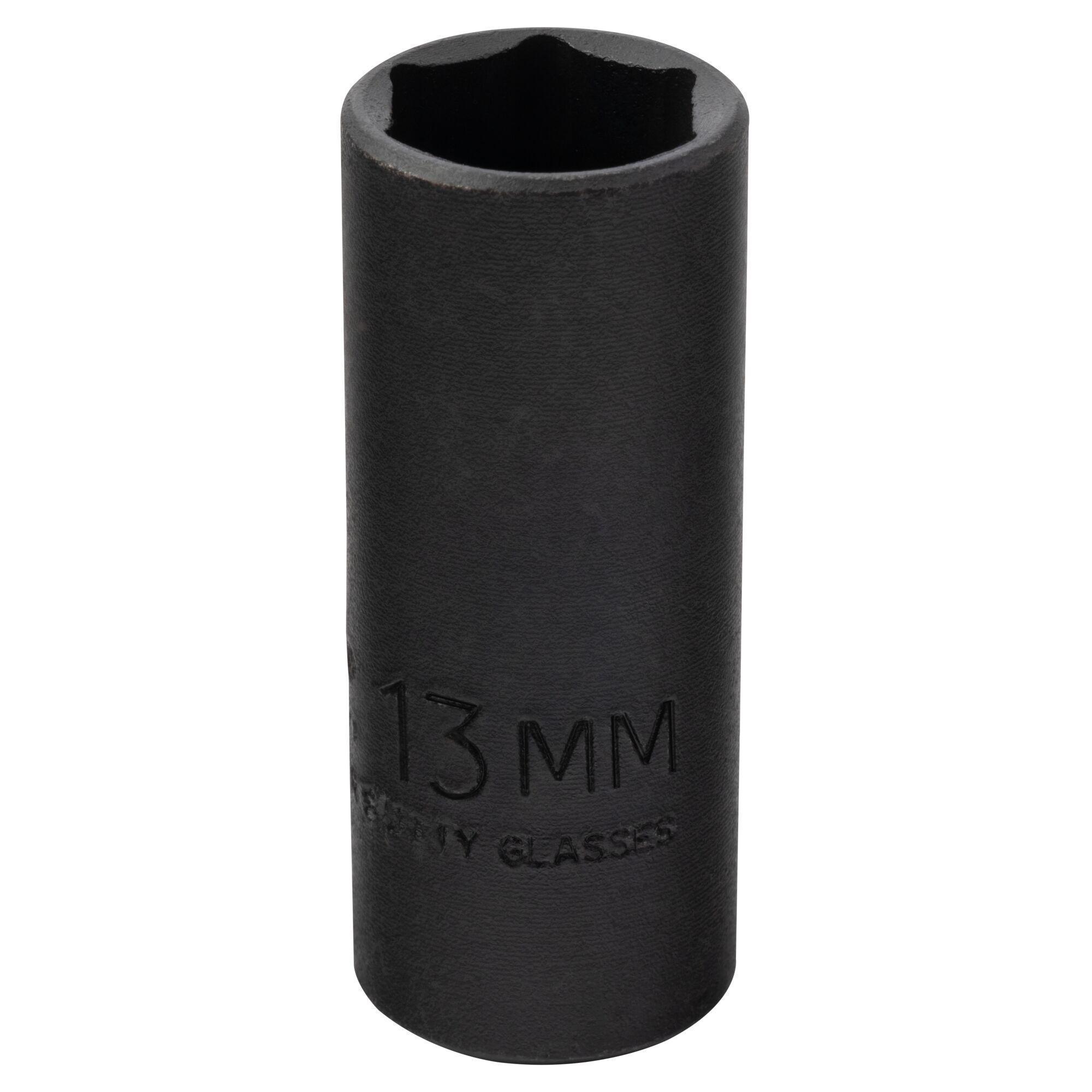 Proto® TorquePlus™ J7013MHT Deep Length Thin Wall Socket, Metric, 3/8 in Square Drive, 13 mm