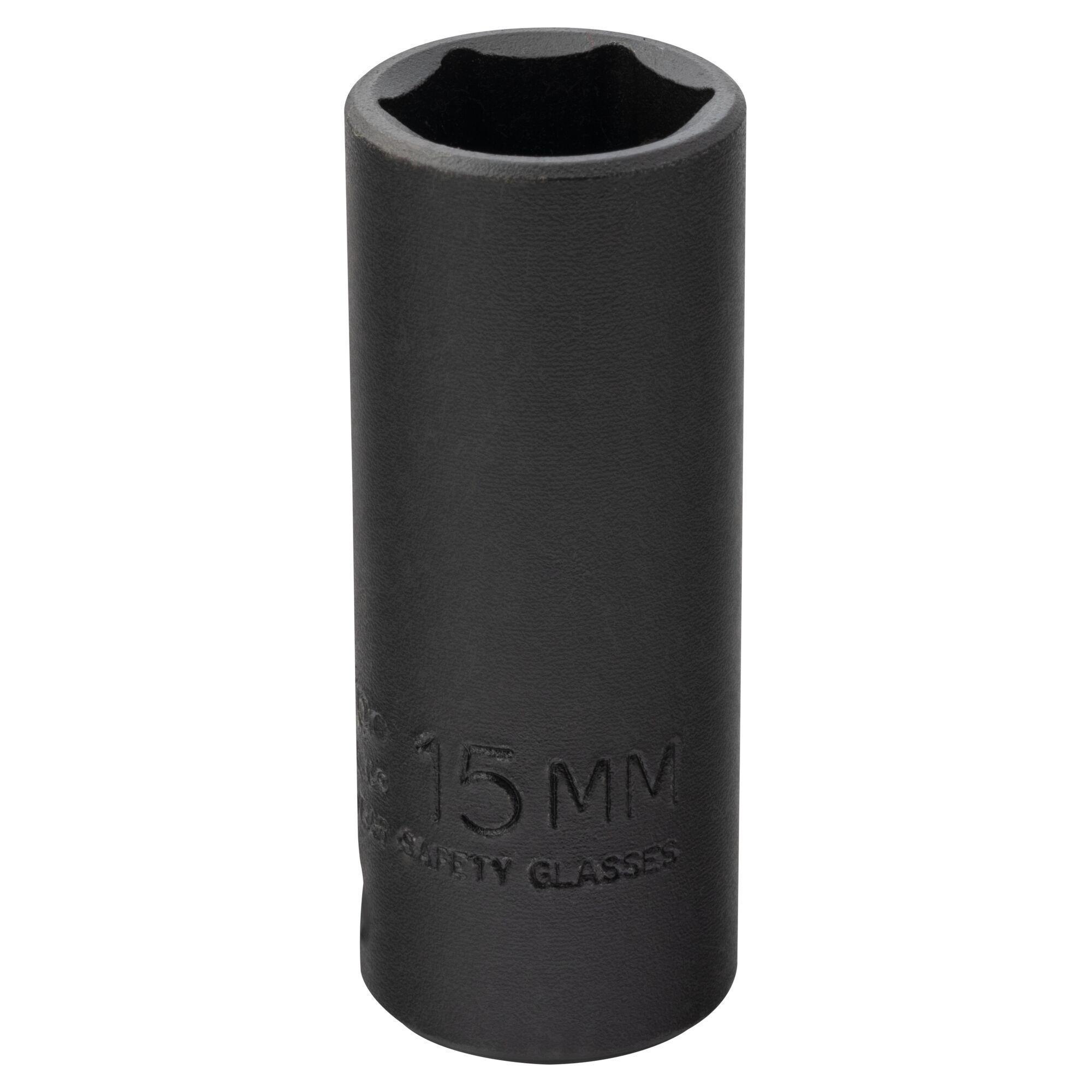 Proto® TorquePlus™ J7015MHT Deep Length Thin Wall Socket, Metric, 3/8 in Square Drive, 15 mm