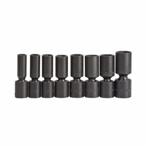 Proto® J72145 Deep Universal Socket Set, 6 Points, 1/2 in Drive, 6 Pieces, Included Socket Size: 1/2 to 15/16 in