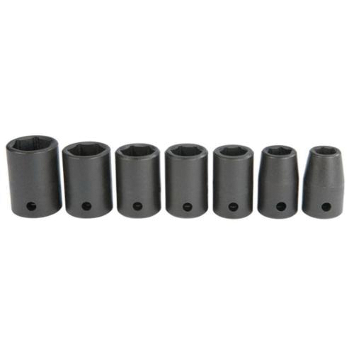 Proto® J72157 Socket Set, Imperial, 7 Pieces, Alloy Steel, Black Oxide