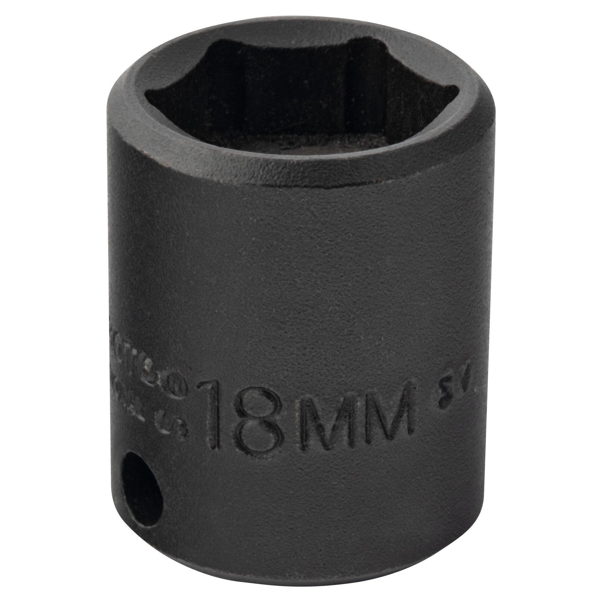 Proto® ProtoGrip™ J7218MHF High Strength Magnetic Standard Length Socket, Metric, 3/8 in Square Drive, 18 mm