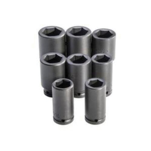 Proto® TorquePlus™ J73102 Impact Socket Set, ASME B107.110, 6 Points, 3/4 in Drive, 8 Pieces, Included Socket Size: 1 to 1-1/2 in