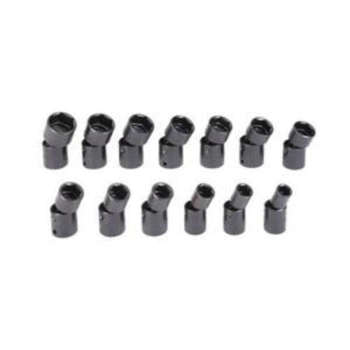 Proto® TorquePlus™ J74143 Universal Impact Socket Set, ASME Specified, 6 Points, 1/2 in Drive, 13 Pieces, Included Socket Size: 1/2 to 1-1/4 in