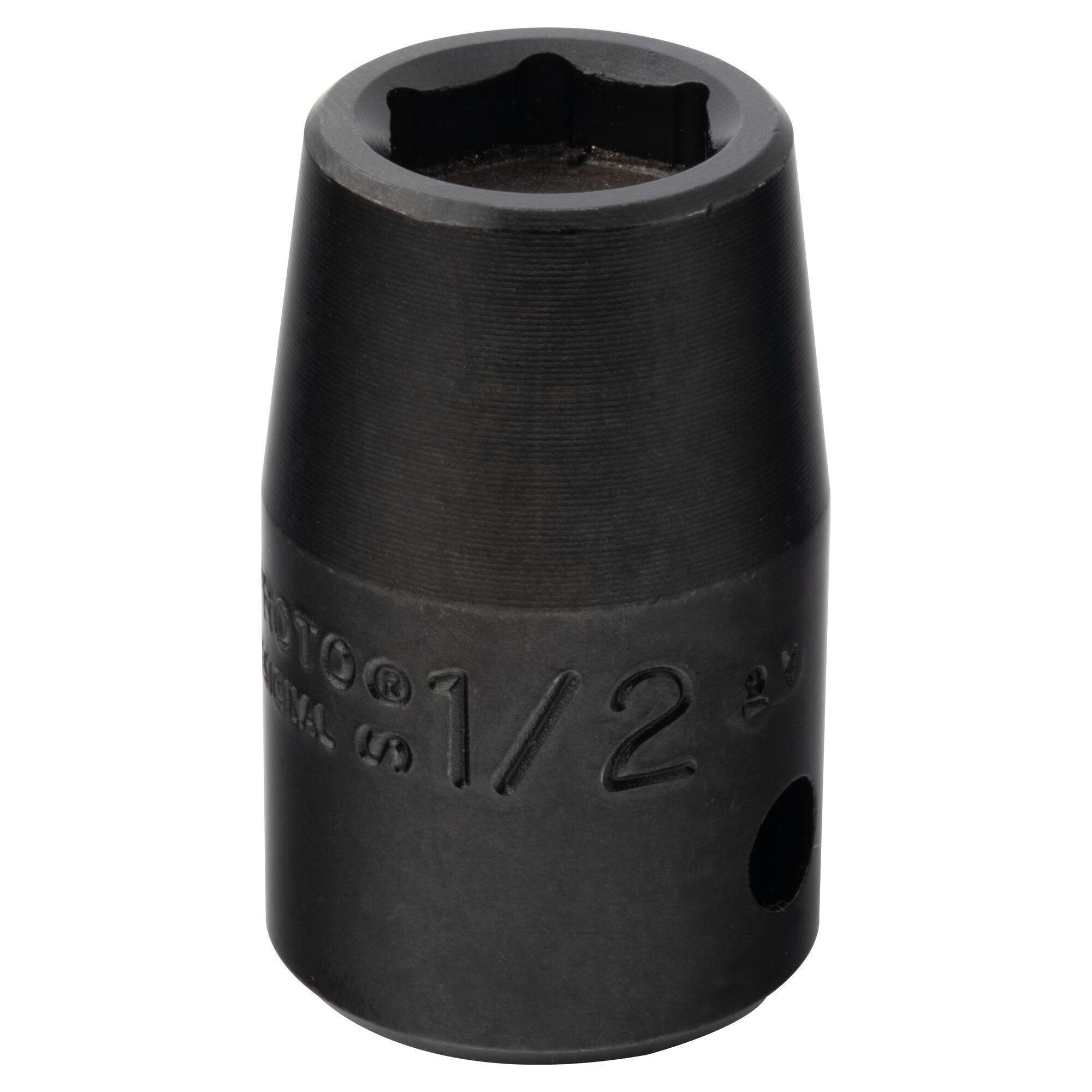 Proto® ProtoGrip™ J7416PF High Strength Magnetic Power Standard Length Socket, Imperial, 1/2 in Square Drive, 1/2 in Hex Socket